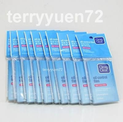 10 X Clean & and Clear oil absorbing blotting sheets