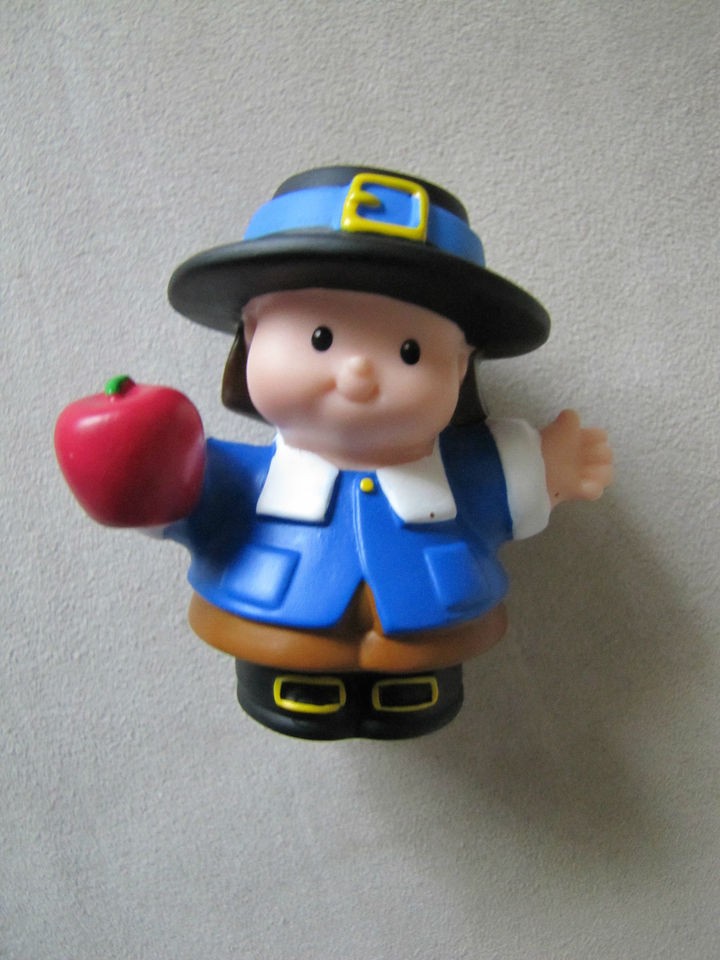 NEW Fisher Price Little People PILGRIM Boy Man RARE ~ Nice for 