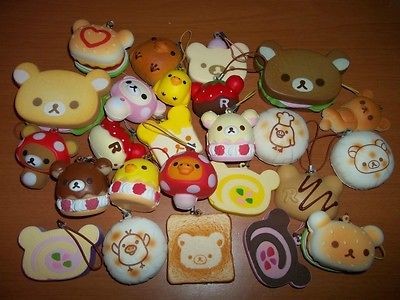 Large Kawaii Squishy Lot Choose Any Four Rilakkuma Kiiroitori Macaron 