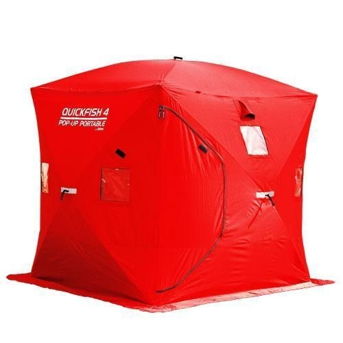 69444 New Eskimo 4 Man POP UP PORTABLE ICE SHELTER QUICKFISH 4 Shanty