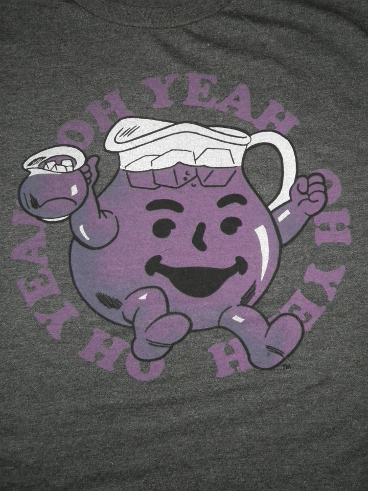 Kool Aid T Shirt Kool Aid Man Oh Yeah Retro 80s Tee Drink Novelty 