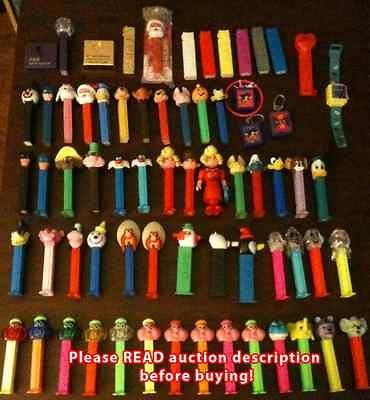 PEZ iPhone App (Lot rare Dispensers No Feet, Pony, Make A Face 