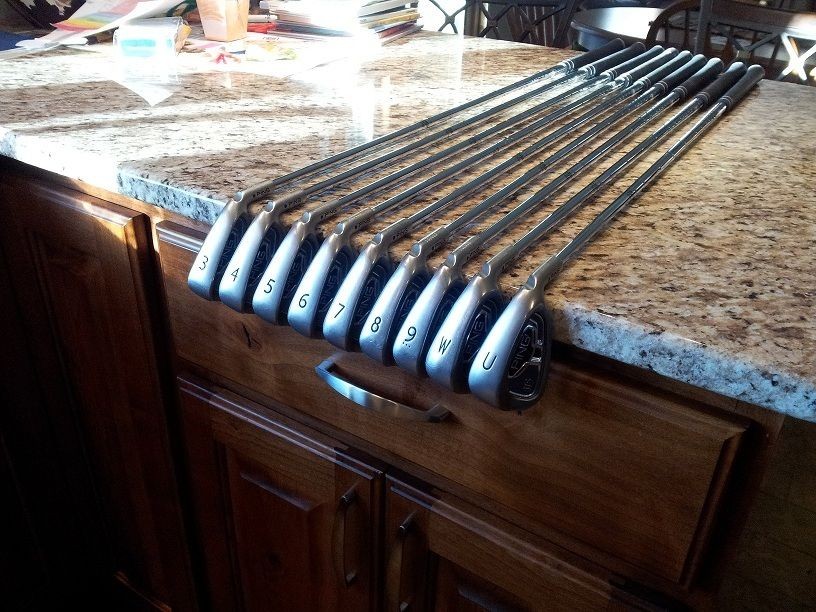 Newly listed Ping i15 Iron Set 3 UW black dot w/Ping AWT Stiff Flex