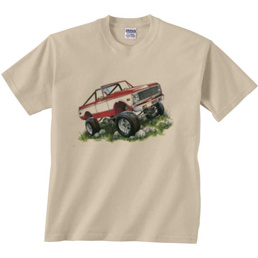 Chevy T Shirt 1969 1972 Red Chevrolet Blazer 4wd Truck Tee