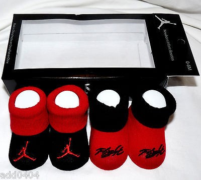 Nike Air Jordan Newborn Baby Boy Booties w Flight Logo New 2012 Style 