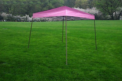 10x10 EZ POP UP UV PROTECTION CANOPY PARTY LIGHT TENT GAZEBO Pink 6050