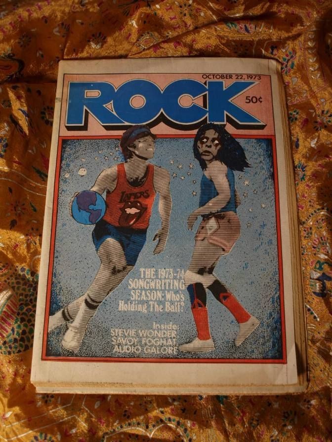 Rock Magazine 1973 Guitars Ann Arbor Alice Jagger Songwriting Savoy 