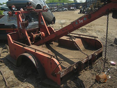 Old Antique Rat Rod Wrecker Pick Up Bed Boom Truck 8 Feet NEEDS WORK