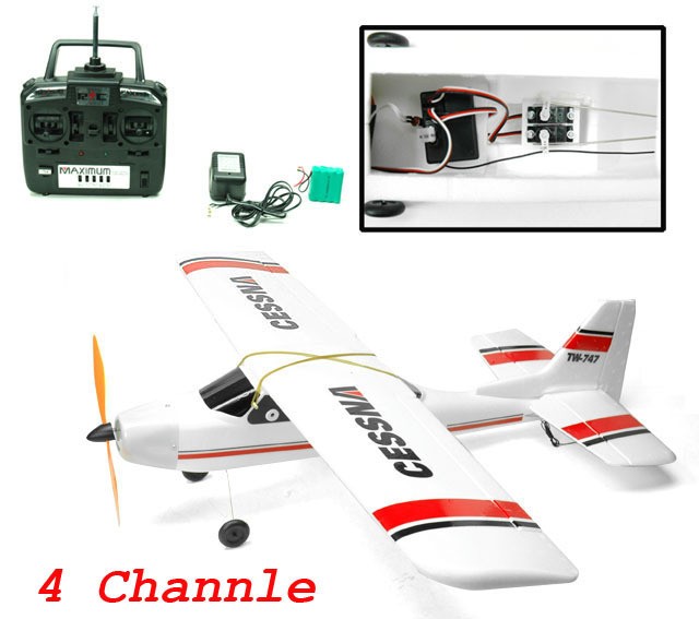 Ch Electric Radio Remote Control Airplane RC CESSNA 747 RC RTF