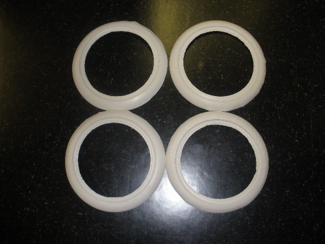 Set of 8 inch Portawalls Whitewall Inserts NEW #304