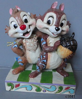 Jim Shore Disney CHIP AND DALE NUTTY BUDDIES   New In Box
