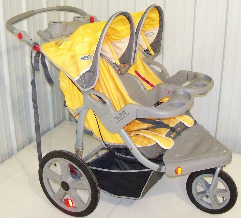 InSTEP SAFARI DOUBLE BABY/PET/CHILD JOGGING STROLLER AR282 BKU671