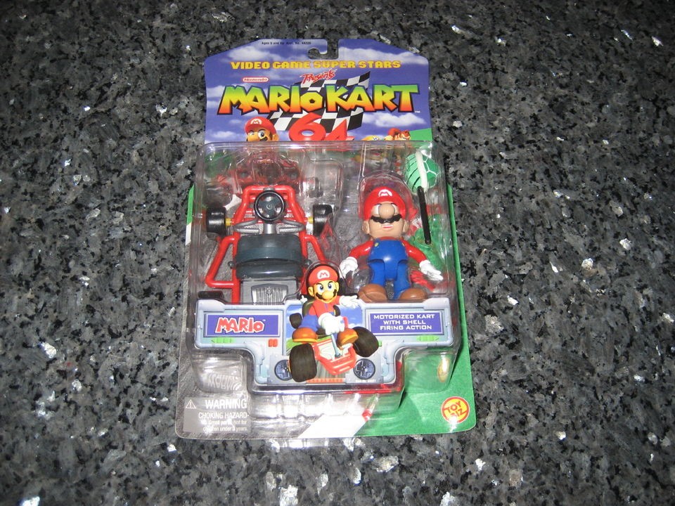 Mario Kart 64 Mario Action Figure Brand New In Box