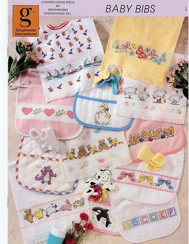 Cross Stitch Baby Bibs *