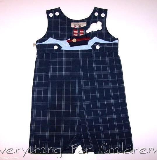   BONS boutique jon jon 18M sunsuit nautical outfit romper boat 12 18