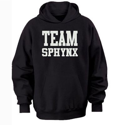 TEAM SPHYNX HOODIE   warm cozy top   cat and kitten pet owners gift