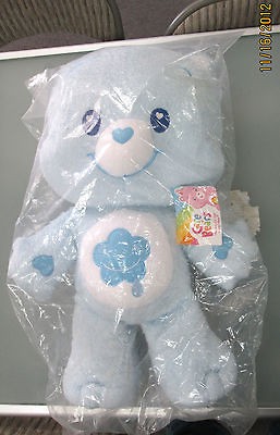 Jumbo 25 Care Bear Grumpy Plush Stuffed Animal Blue Rain Cloud Huge