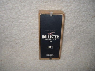 HOLLISTER JAKE 1.7OZ COLOGNE NEW IN BOX  100% AUTHENTIC