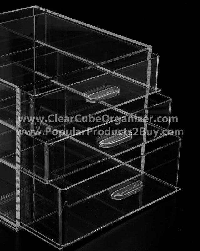 clear cube organizer in Makeup Organizers, Caddies