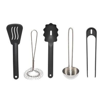 IKEA DUKTIG 5 PIECE KITCHEN UTENSIL SET, MULTICOLOUR PLAY FUN GIFT FOR 