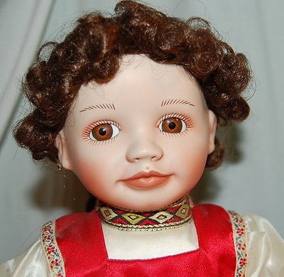 NATASHA LTD EDITION KNOWLES PORCELAIN DOLL BY KATHY HIPPENSTEEL 