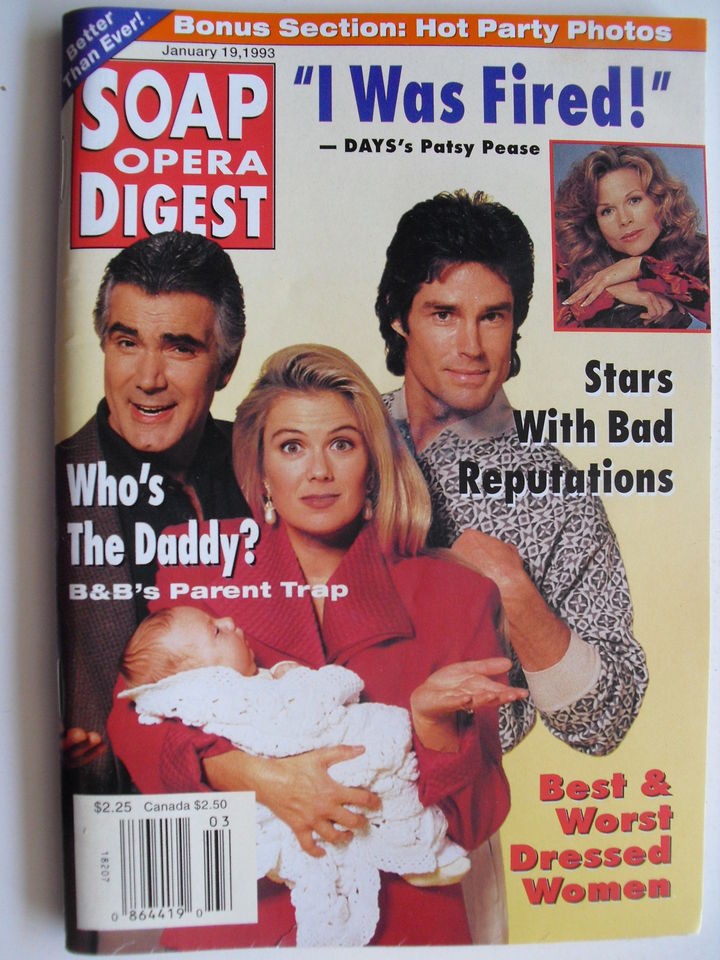 JOHN McCOOK KATHERINE KELLY LANG RONN MOSS January 19, 1993 SOAP 