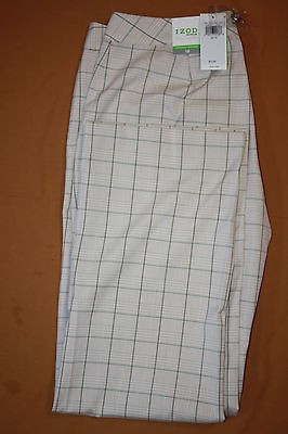 Izod Womens XFG X treme Function Golf Pants NWT Swingflex Fabric NICE 