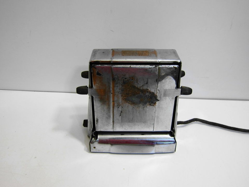 ANTIQUE VINTAGE PROCTOR THERMOSTATIC TOASTER MODEL 1445   WORKS