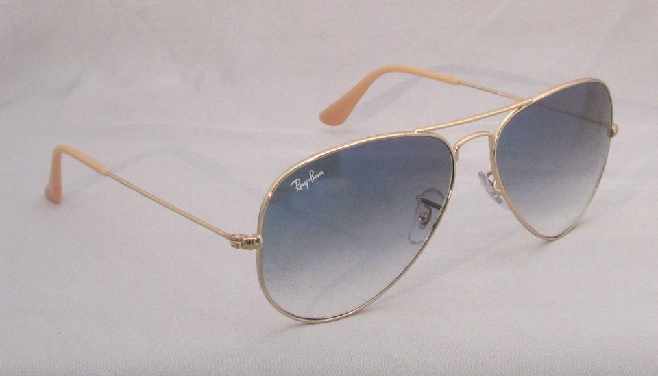 NEW ~ RAY BAN AVIATOR LARGE METAL RB3025   001/3F ARISTA SUNGLASSES