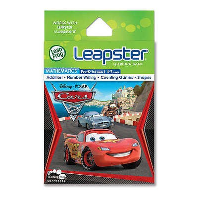    DISNEY CARS 2 LIGHTNING MCQUEEN LEAPFROG LEAPSTER, LEAPSTER 2 GAME