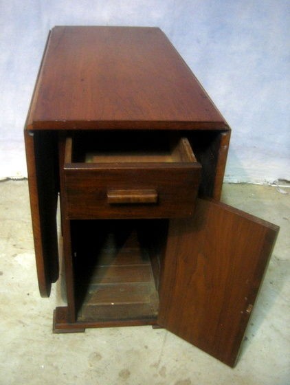 ANTIQUE WALNUT DROP LEAF DROPSIDE DINING ROOM TABLE SOFA GAME FOYER w 