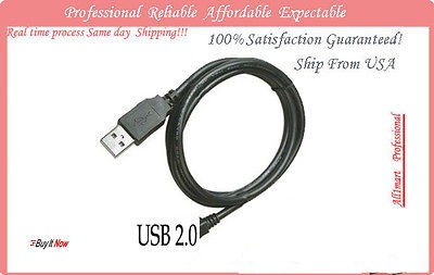 USB Cable For AUGEN EBA701 THE BOOK 7 eReader eBook Reader Laptop PC 