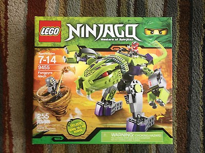 NEW LEGO NINJAGO FANGPYRE MECH #9455 SET W/2 FIGURES & WEAPONS 