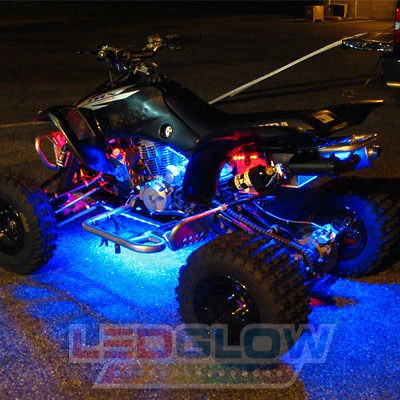 6PC FLEX MILLION COLOR ATV QUAD LED NEON LIGHTING KIT