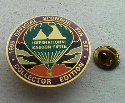 1995 Albuquerque Balloon Fiesta OFFICIAL Sponsor Collector Edition Pin 