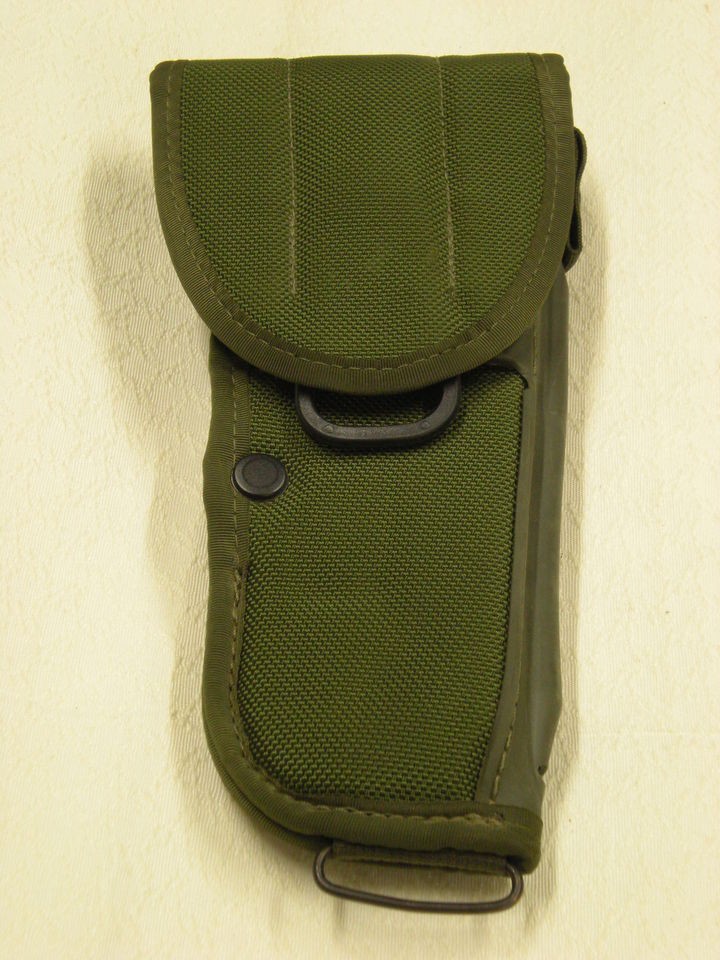 PISTOL HOLSTER. M 12 *US Military Surplus* M9 9mm Ambidextrous. OD 