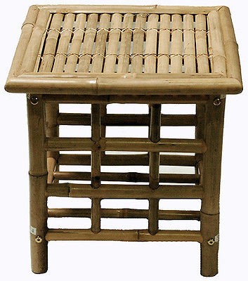 Bamboo Tiki End Table   NEW ITEM FOR 2012 
