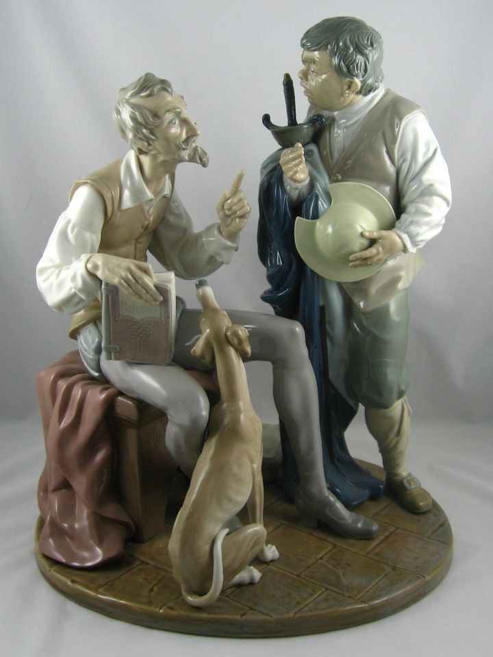 Large Lladro Figurine 4998 DON QUIXOTE & SANCHO PANZA Retired 1983