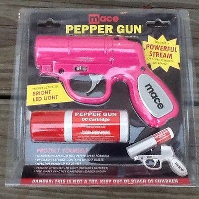 MACE PEPPER GUN SELF DEFENSE BRAND NEW PERSONAL PROTECT MACE SPRAY 