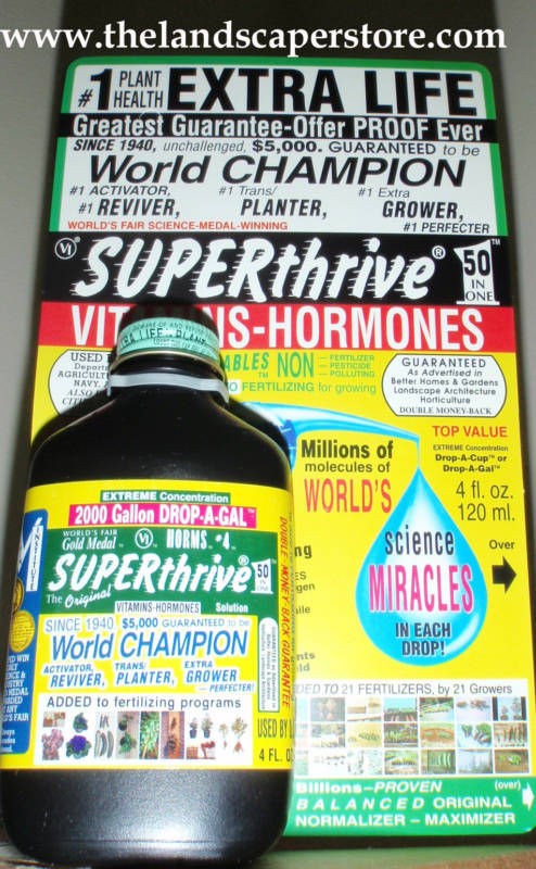 Superthrive 4oz Plant Vitamins   Hormones Hydroponics