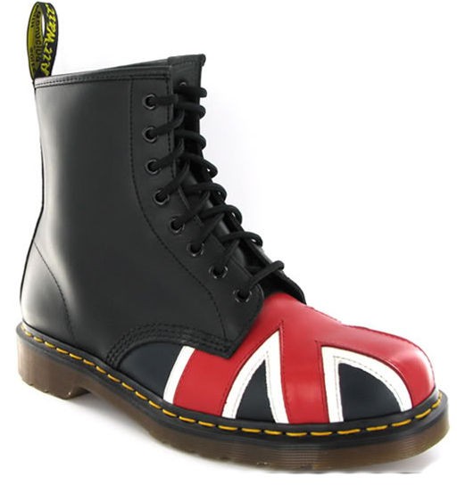 Dr.Martens Union Jack 8417z Black Womens Boots
