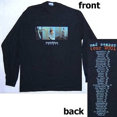 MATCHBOX TWENTY 20 MAD SEASON 2001 TOUR L/S SHIRT LARGE NEW