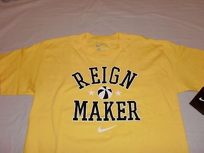 NWT Boys Nike Reign Maker Yellow Tee Shirt M Brand New