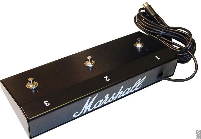 Original Marshall 6100 & 6101 Lead Master Three 3 Button Footswitch 