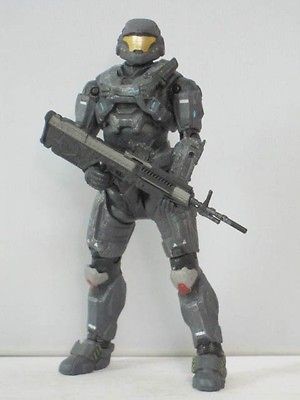 MCFARLANE TOYS HALO REACH SERIES 4 SPARTAN HOLOGRAM NOBLE 6 SIX FIGURE 