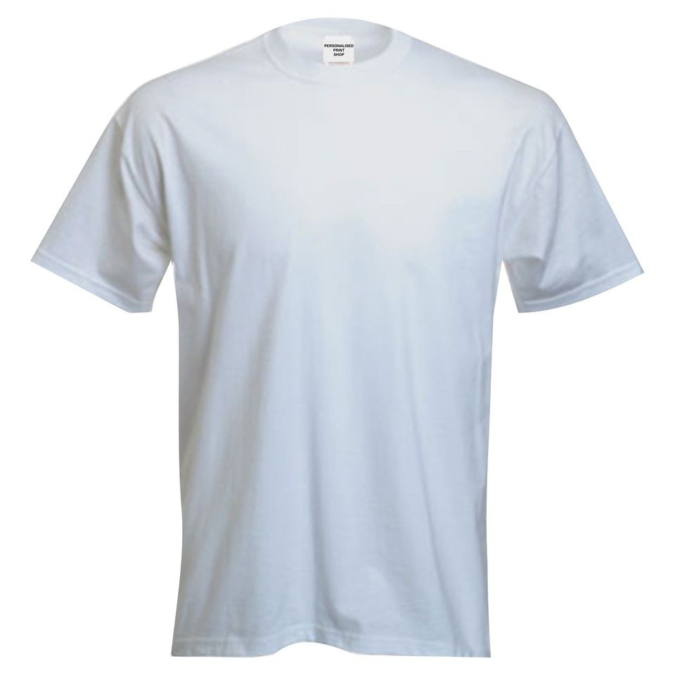 Plain 100% cotton mens t shirts in extra large sizes up to 5XL various 