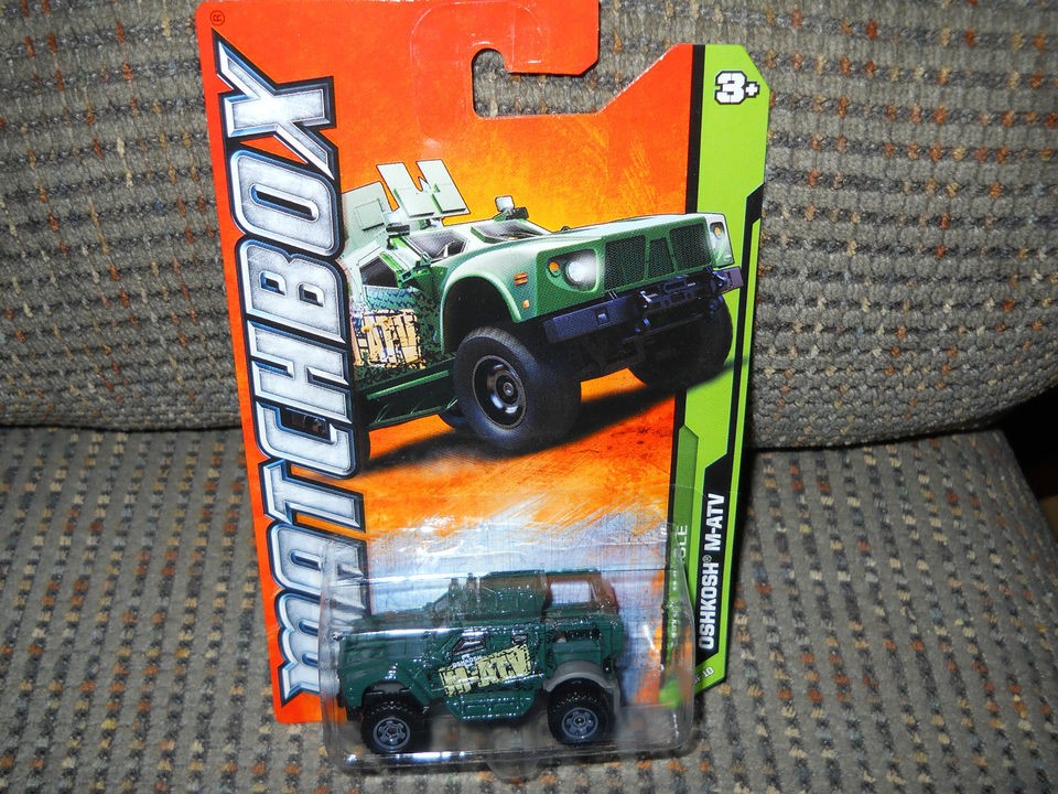 Matchbox 2012 MBX Jungle Oshkosh M ATV green 10/10