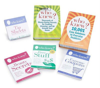 Who Knew? Biggest Set Ever 5 Book Set with Bonus Tip Sheets   Brand 