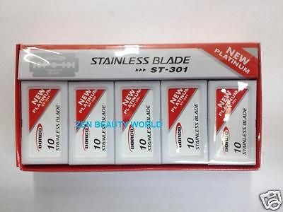 DORCO STAINLESS DOUBLE EDGE SAFETY RAZOR BLADES_100 PCS