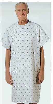 NEW HOSPITAL PATIENT GOWN MEDICAL EXAM GOWNS ECONOMY